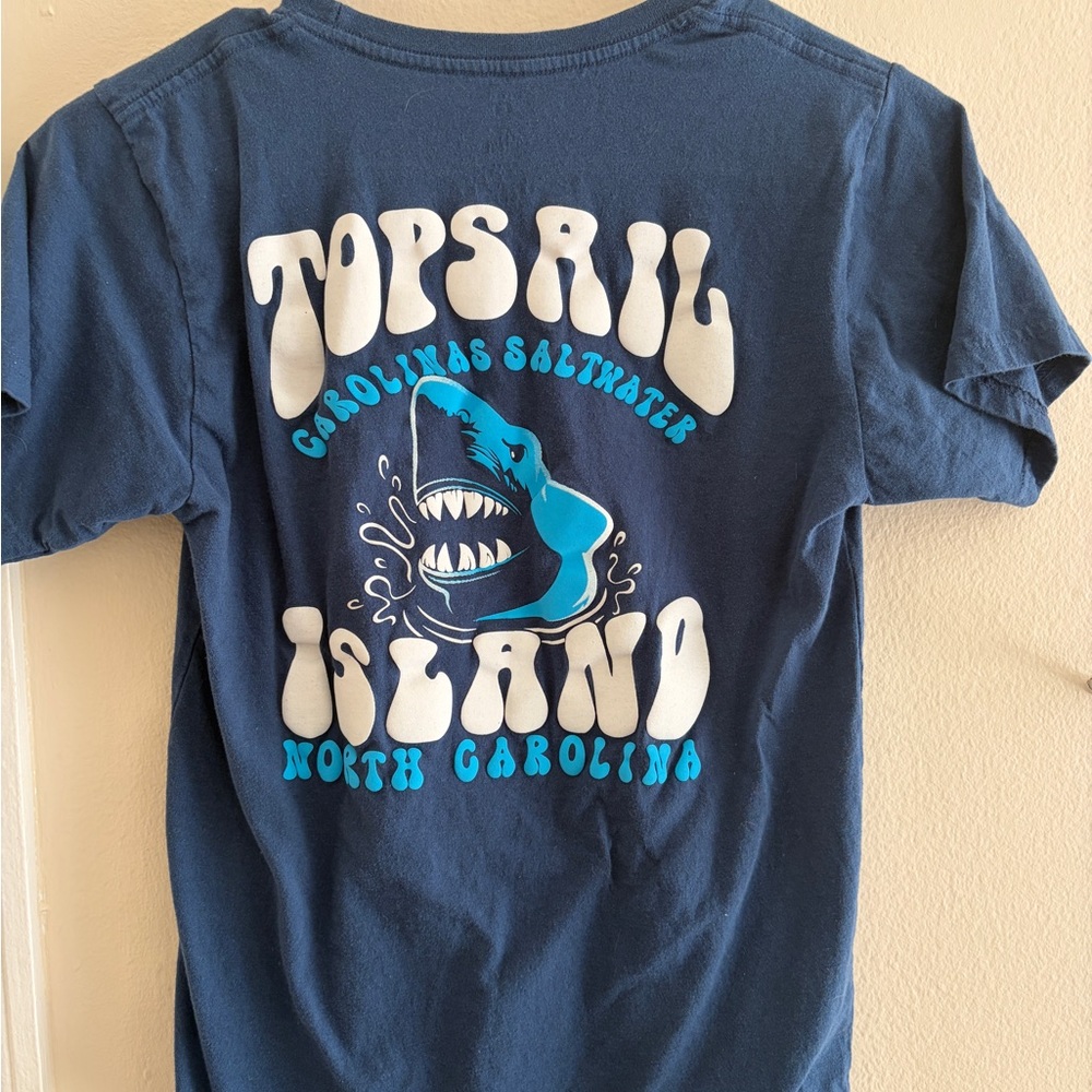 Swell Kids Blue Shark Graphic T-Shirt